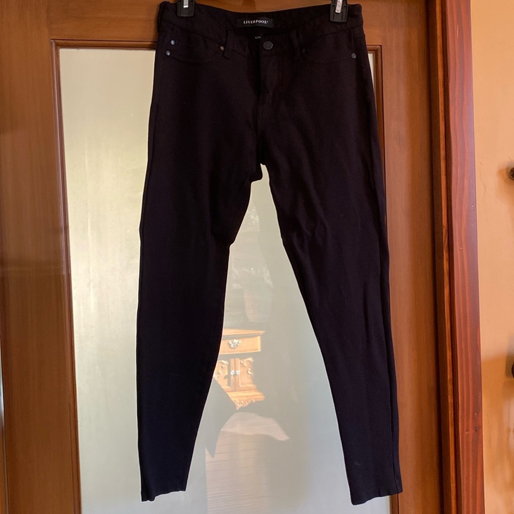 Liverpool skinny black jeggings